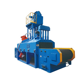 Дробеметная установка с сетчатым конвейером